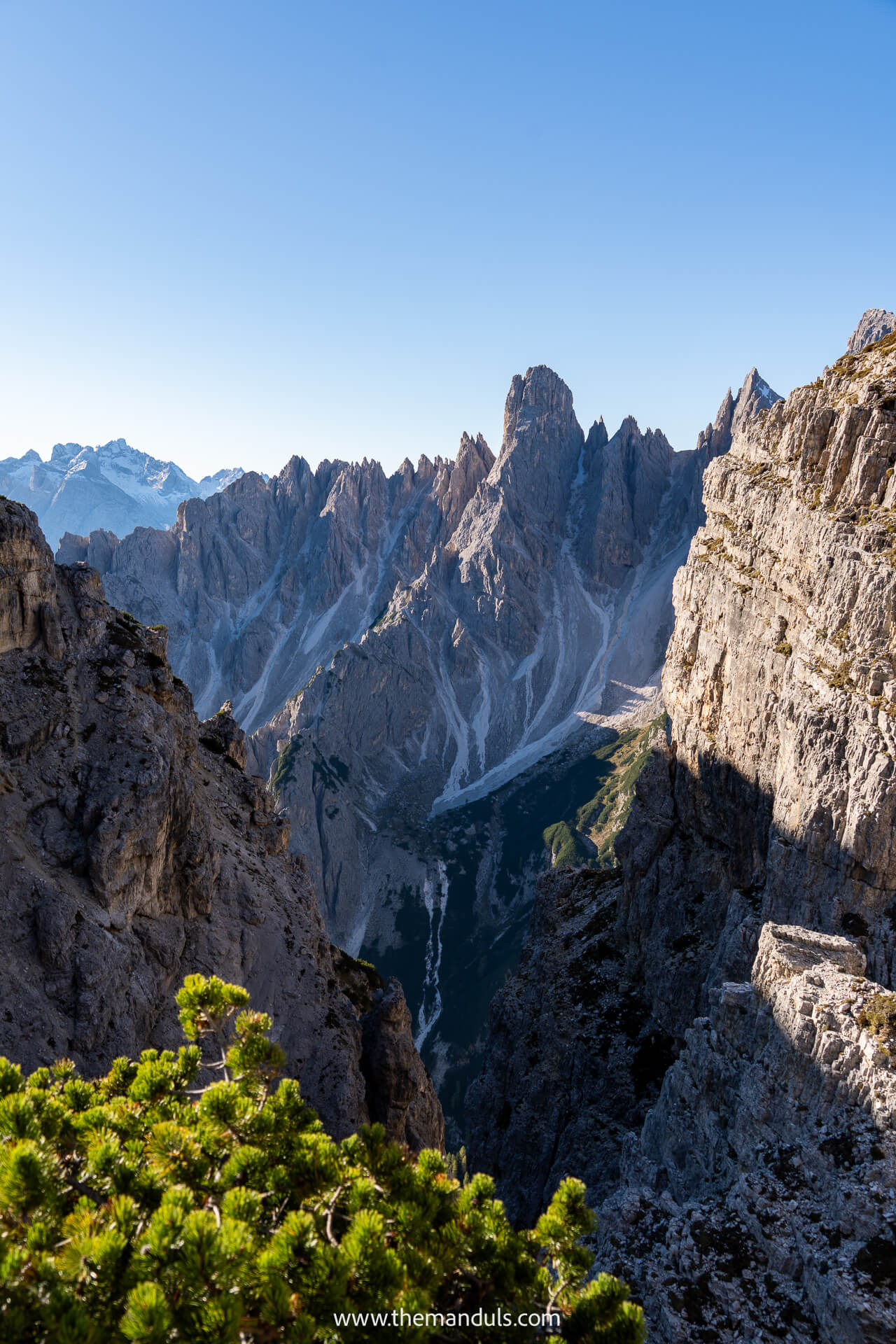 Cadini di Misurina viewpoint Dolomites