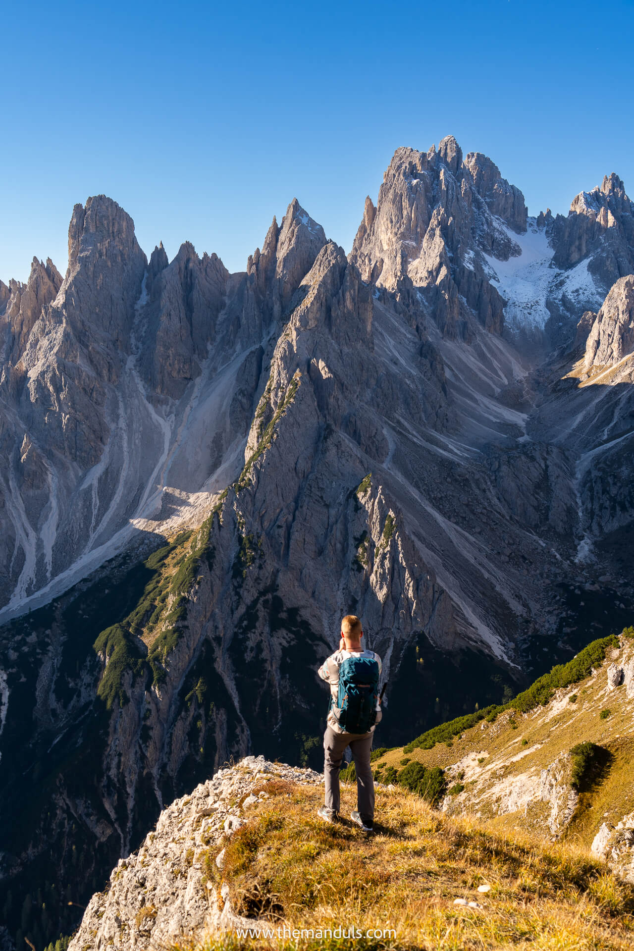 Cadini di Misurina viewpoint Dolomites