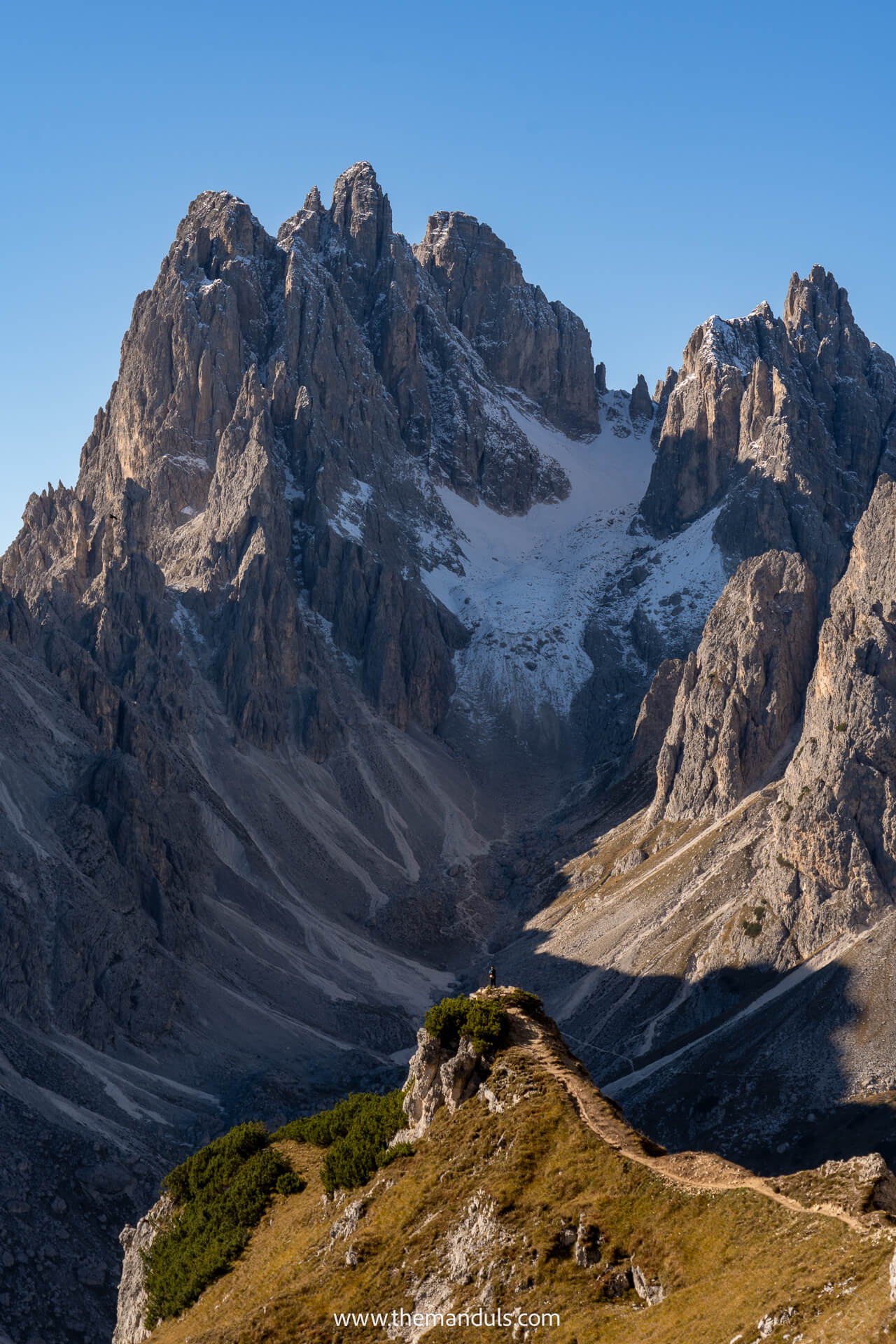 Cadini di Misurina viewpoint Dolomites