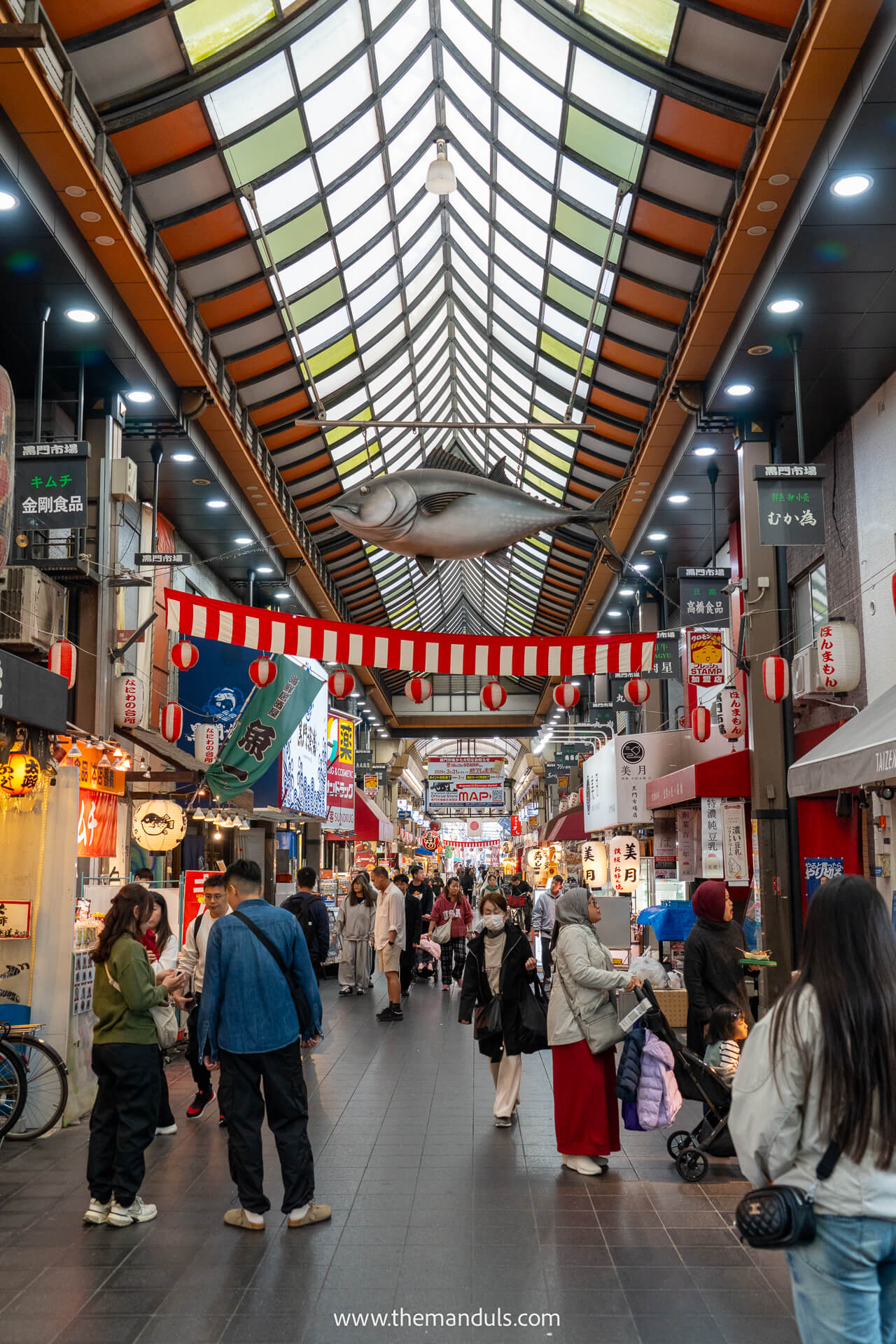 Kuromon Market Osaka Japan