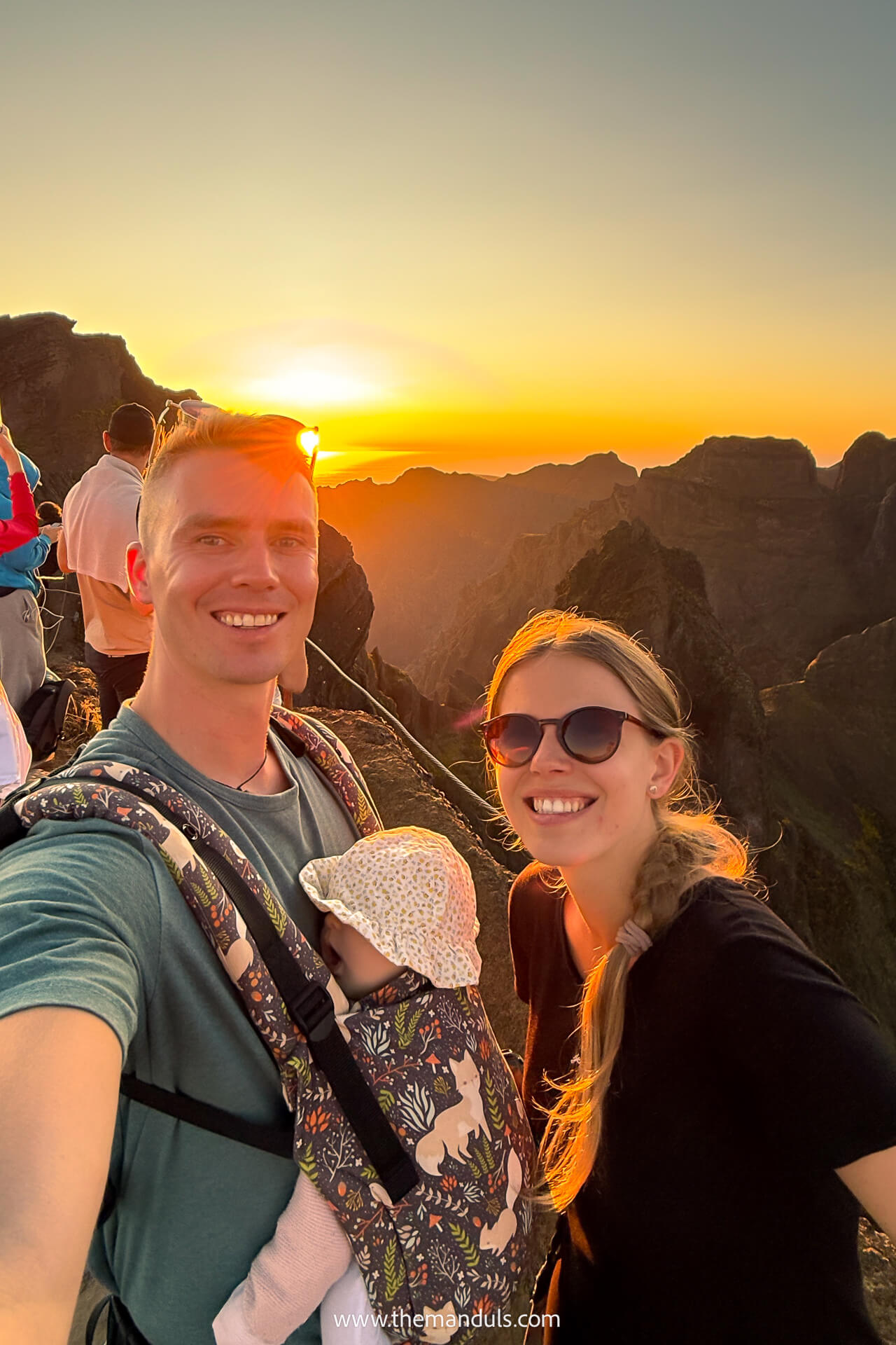 Pico do Arieiro hike Madeira sunset
