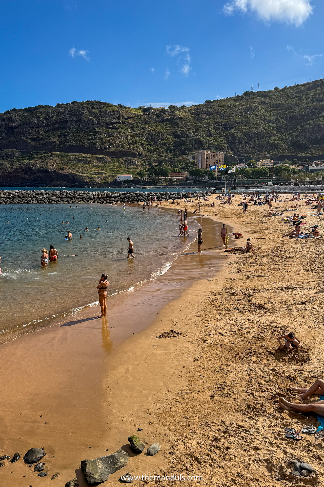 Praia de Machico Beach Madeira