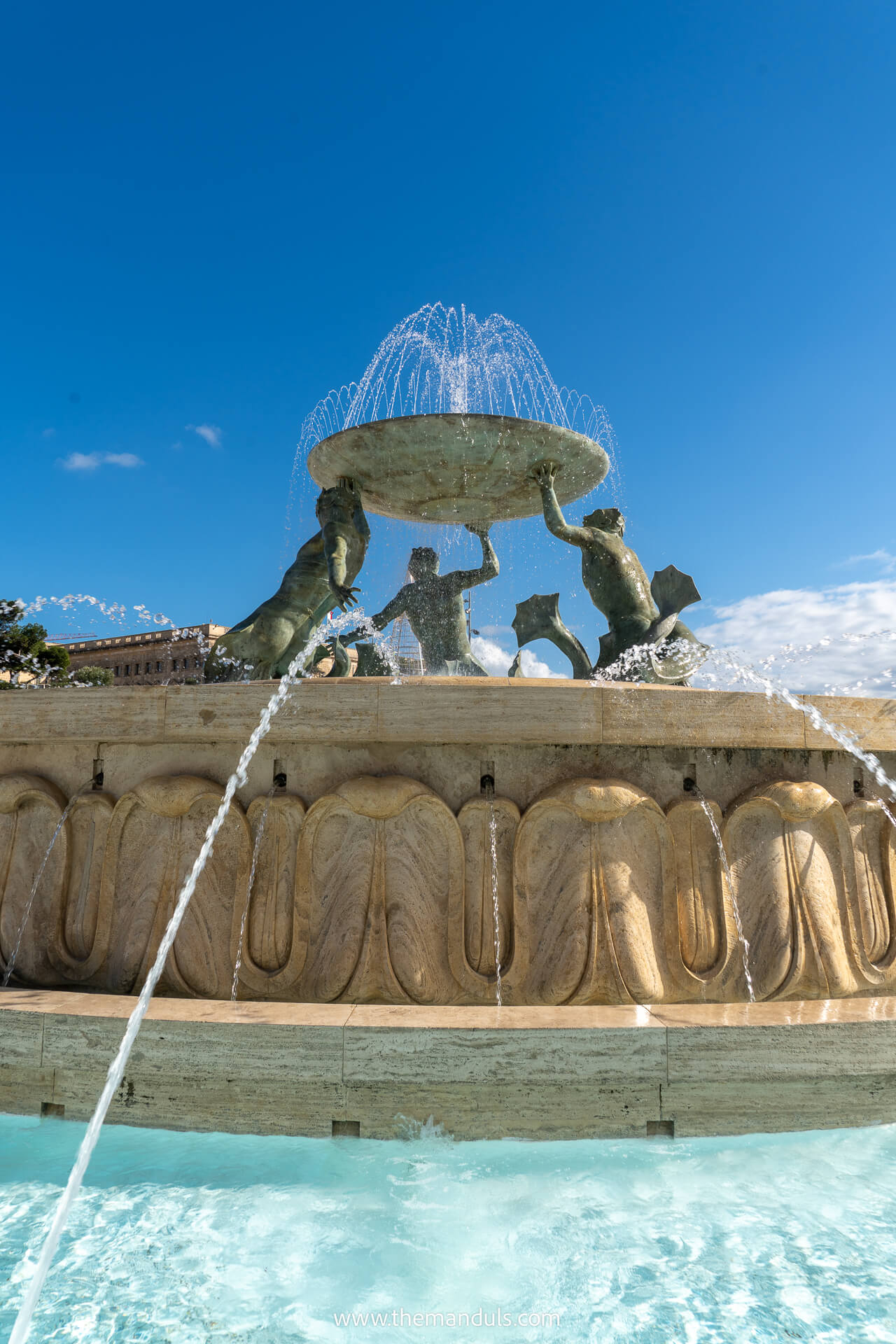 Triton Fountain Valetta