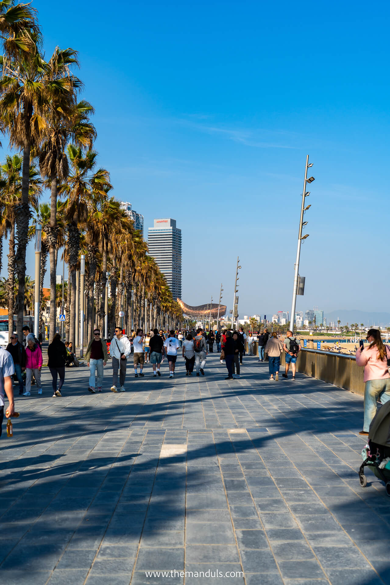Barceloneta Beach Promenade
