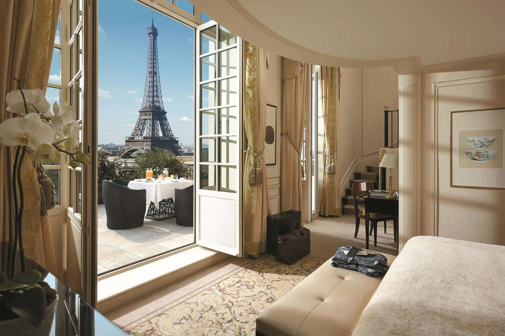 Best Eiffel Tower view hotels - Shangri-La Paris