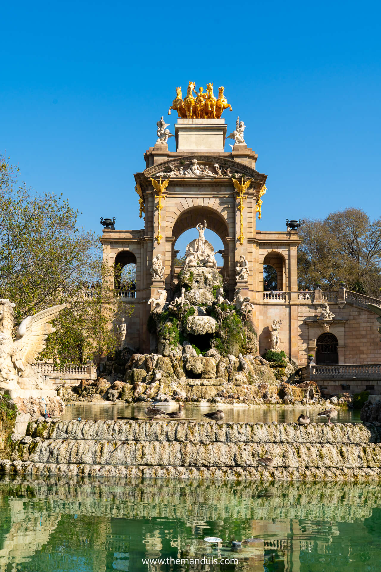 Ciutadella Park fountain Barcelona