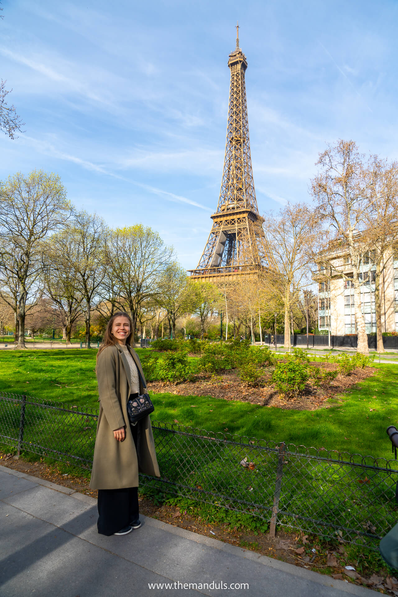 Eiffel Tower Paris view Rue Saint Dominique 3