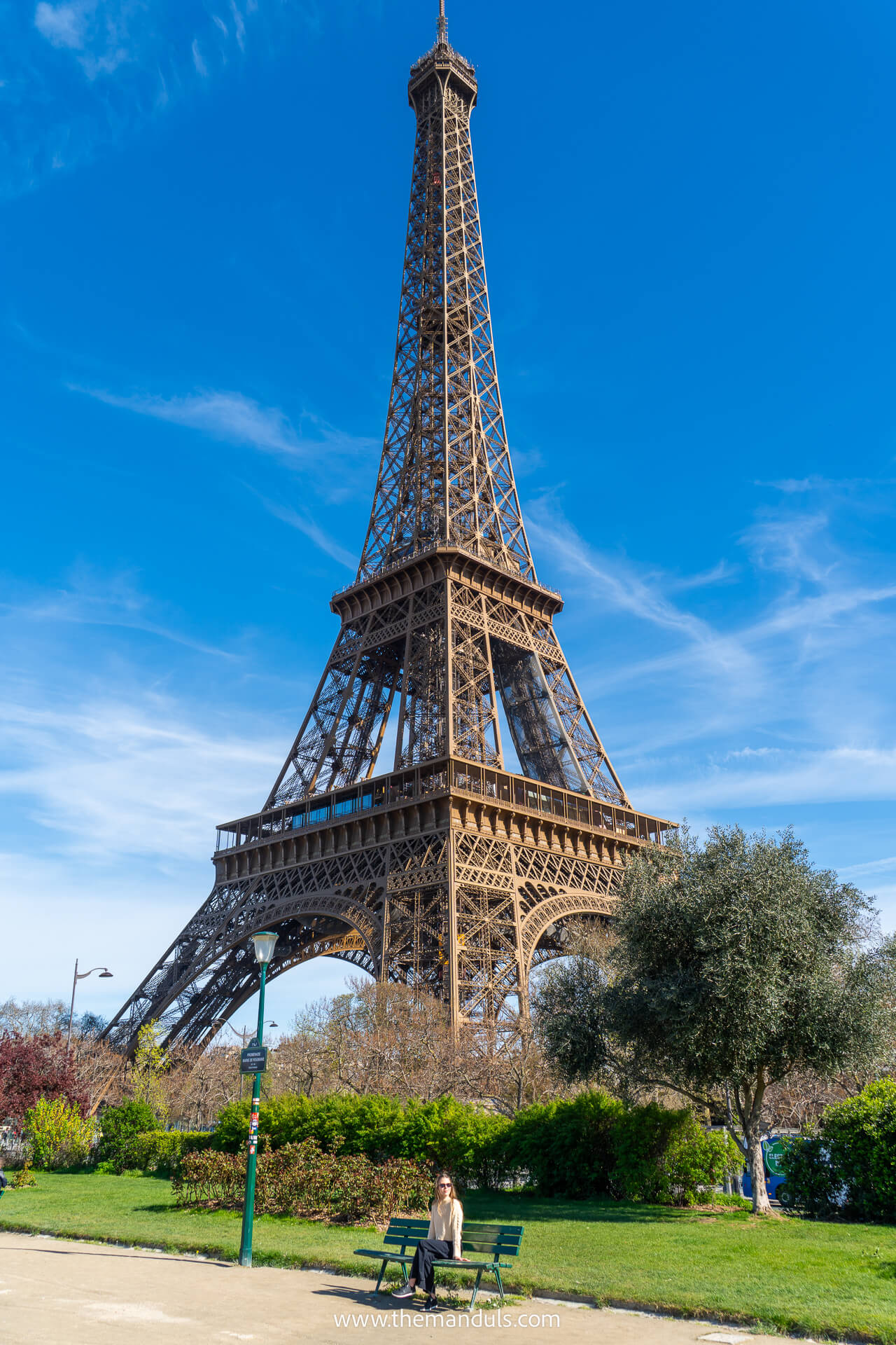 Eiffel Tower view from Port de Suffren Paris 4