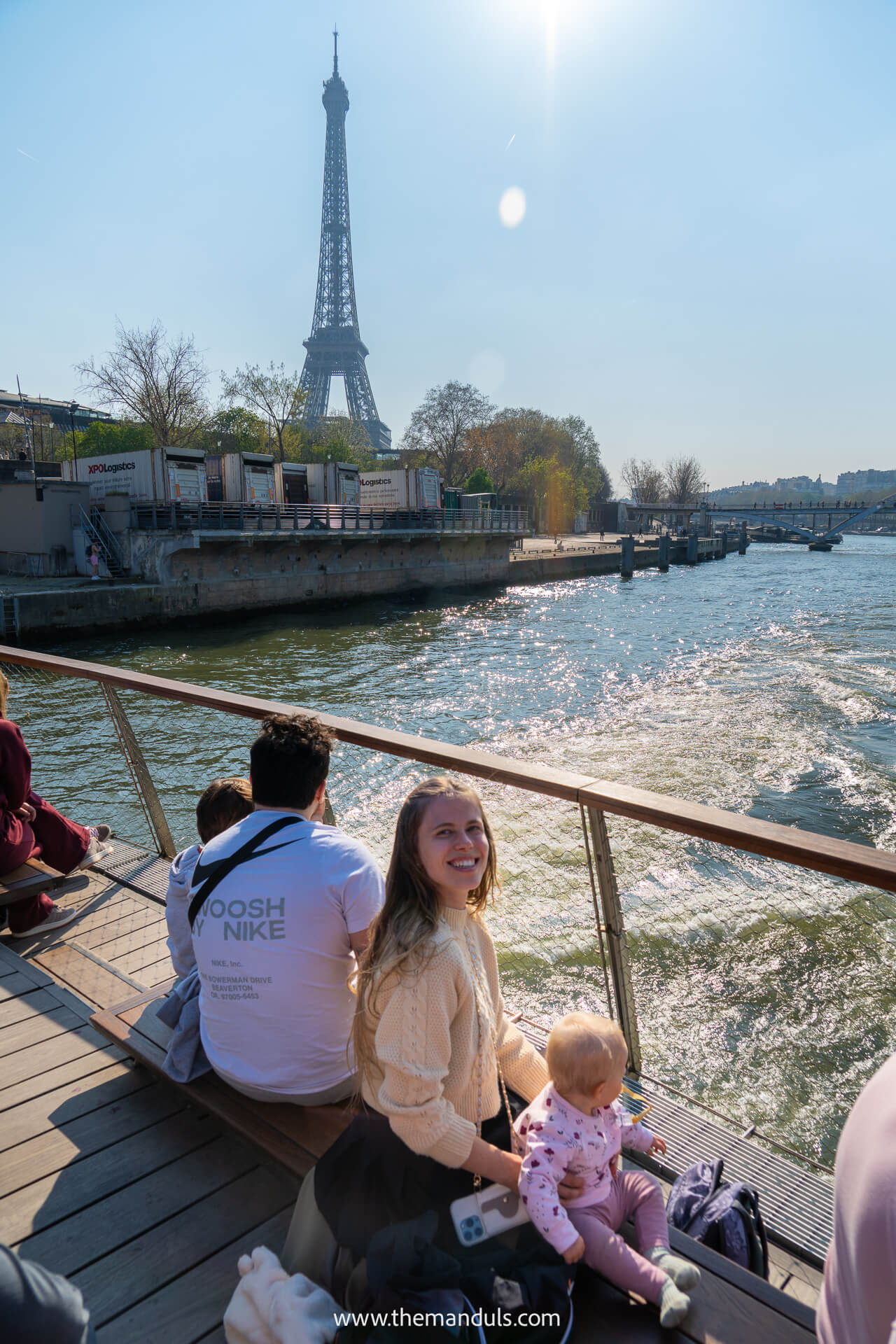 Eiffel Tower view from Seine Cruise