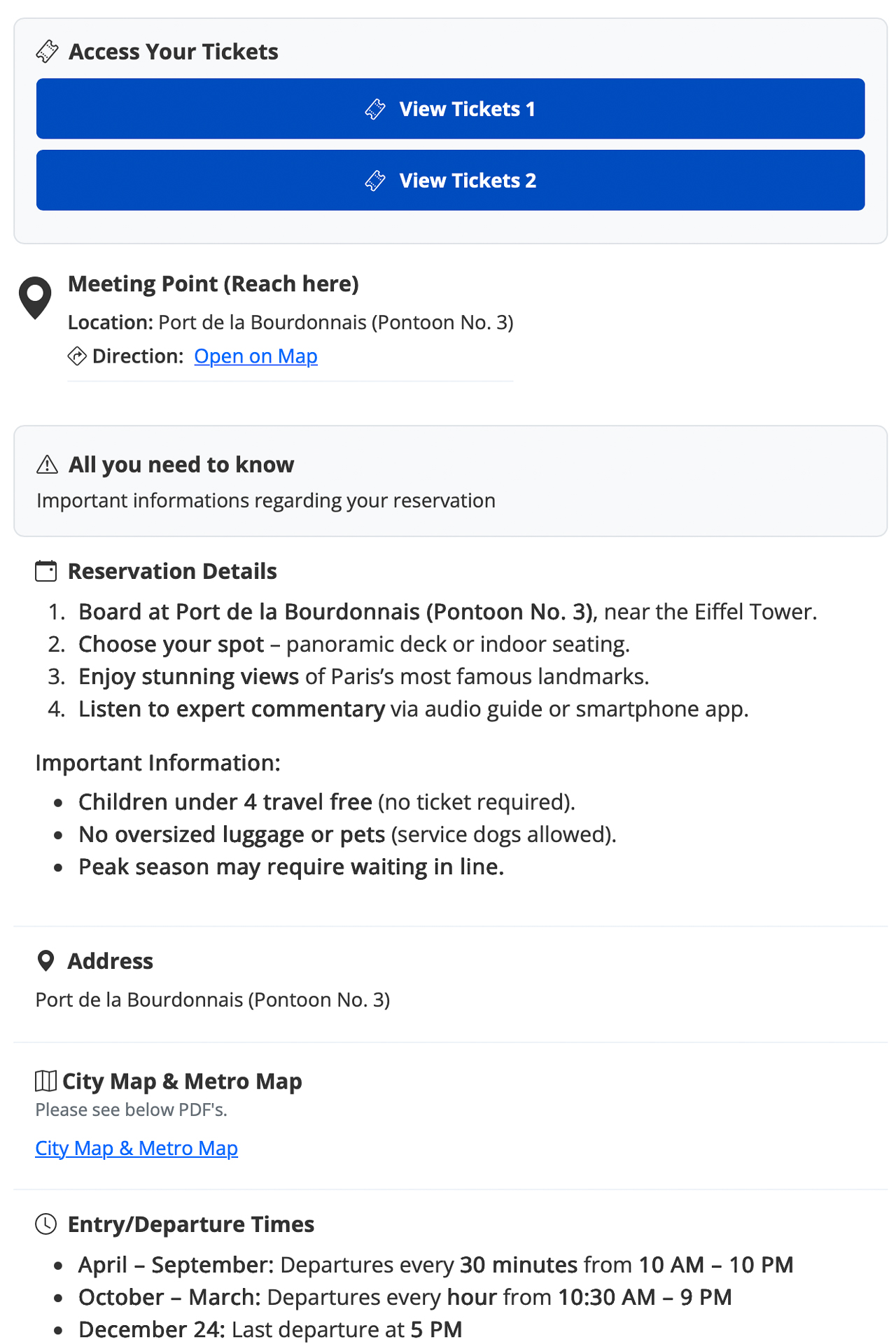 Megapass Paris City Pass - Explorer Megapass Paris City Pass - Explorer