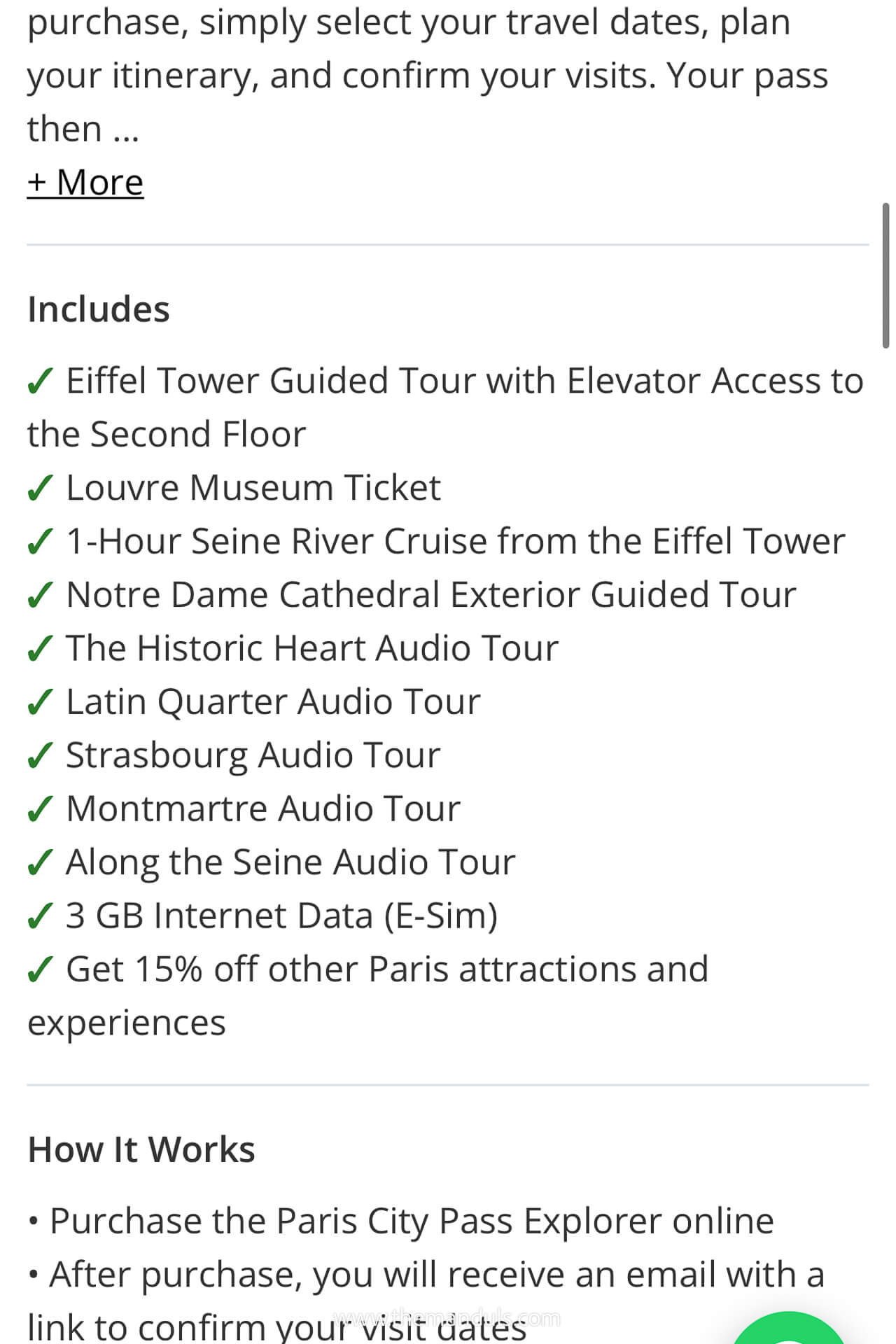 Megapass Paris City Pass - Explorer 2 Megapass Paris City Pass - Explorer