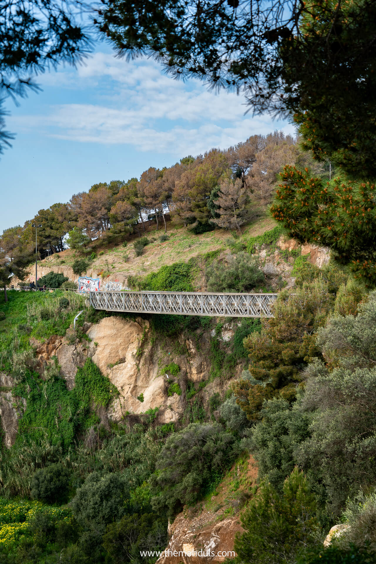 Parc del Guinardó Barcelona Pont Muhlberg