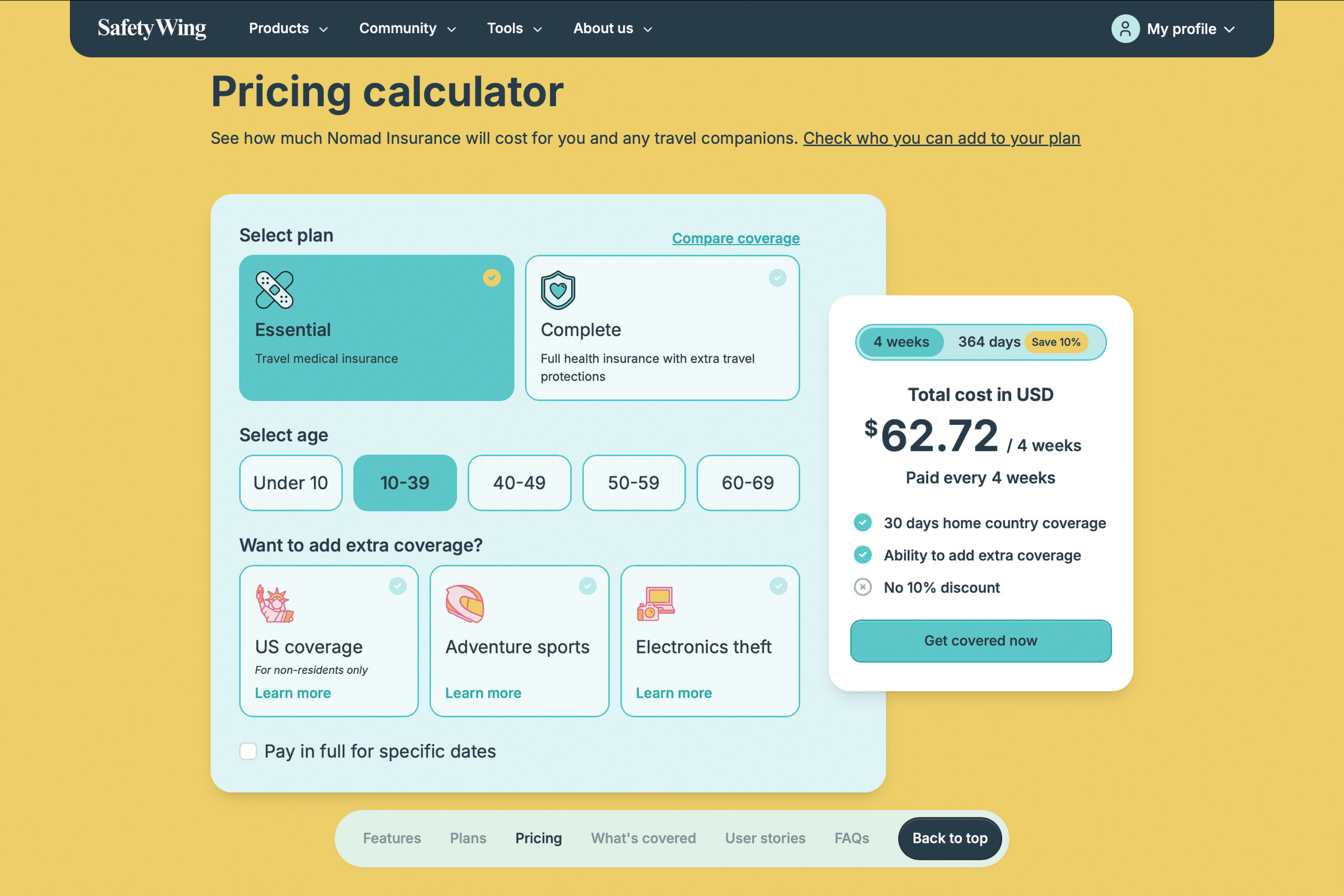 SafetyWing Insurance