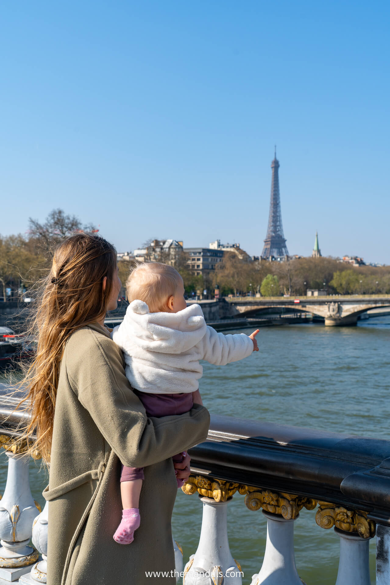 The view of Eiffel Tower