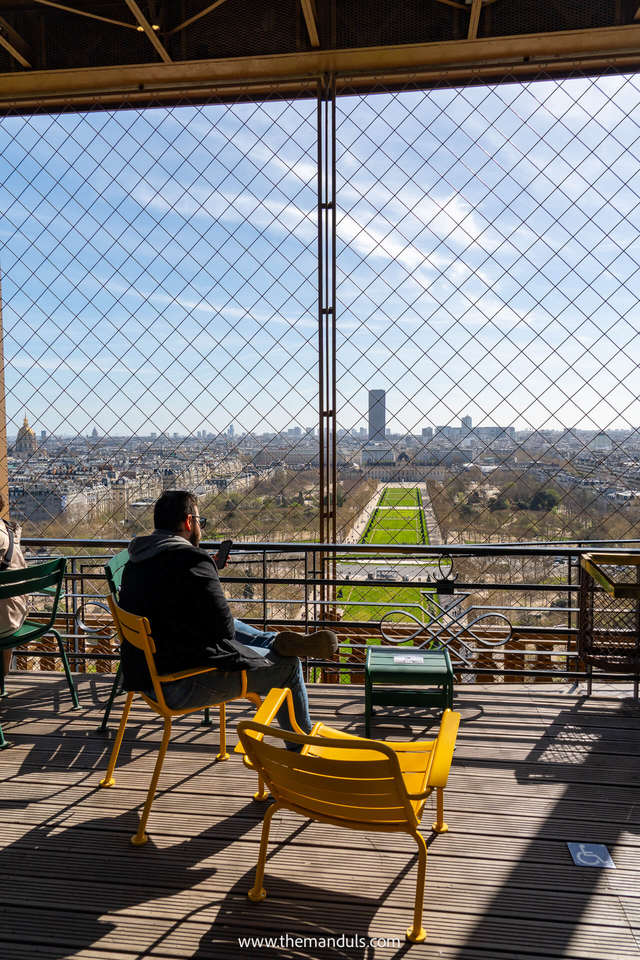 View from Eiffel Tower Paris