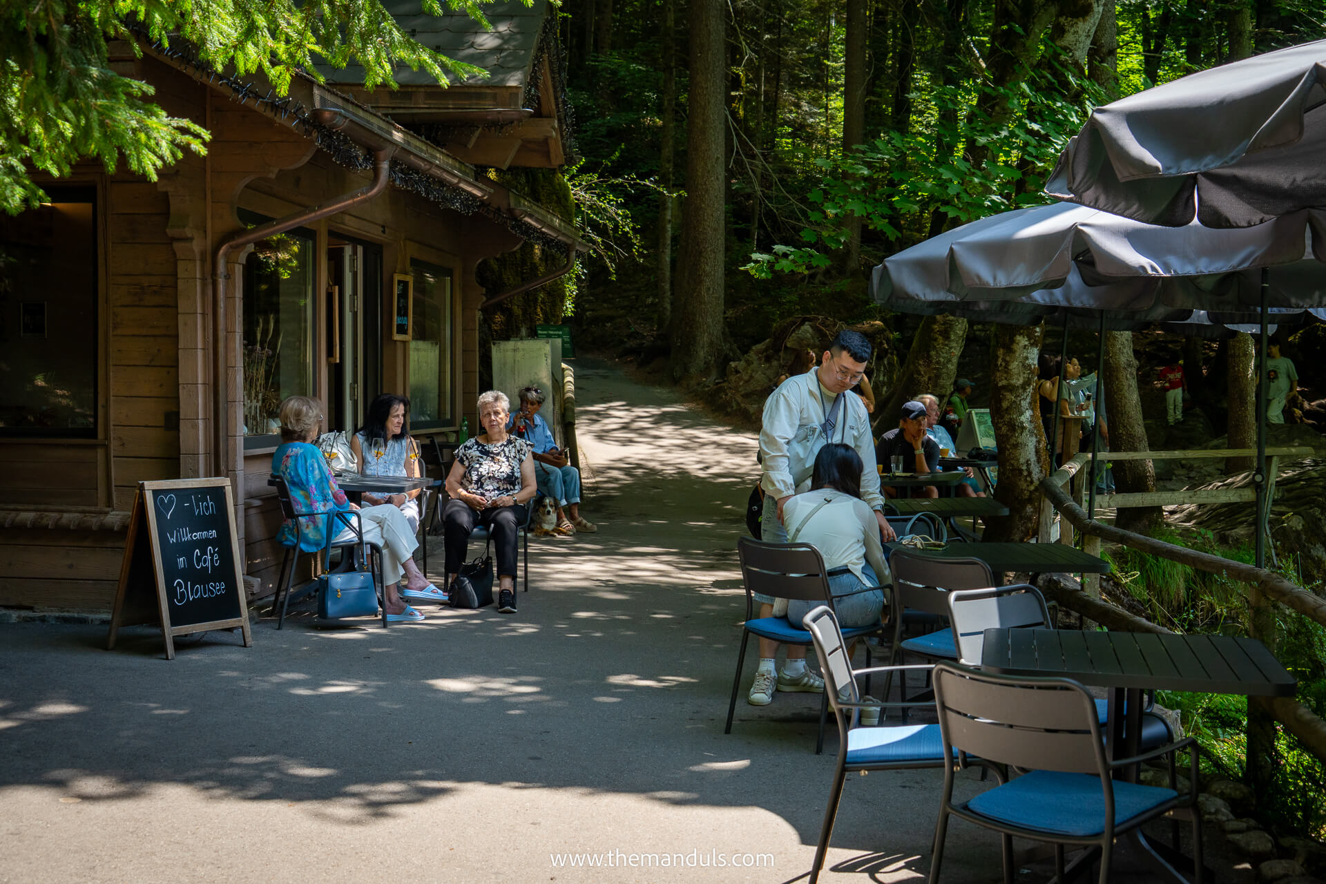 Blausee cafe Switzerland