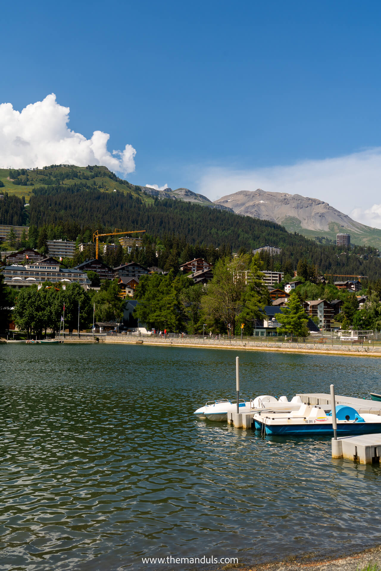 Crans Montana lakes
