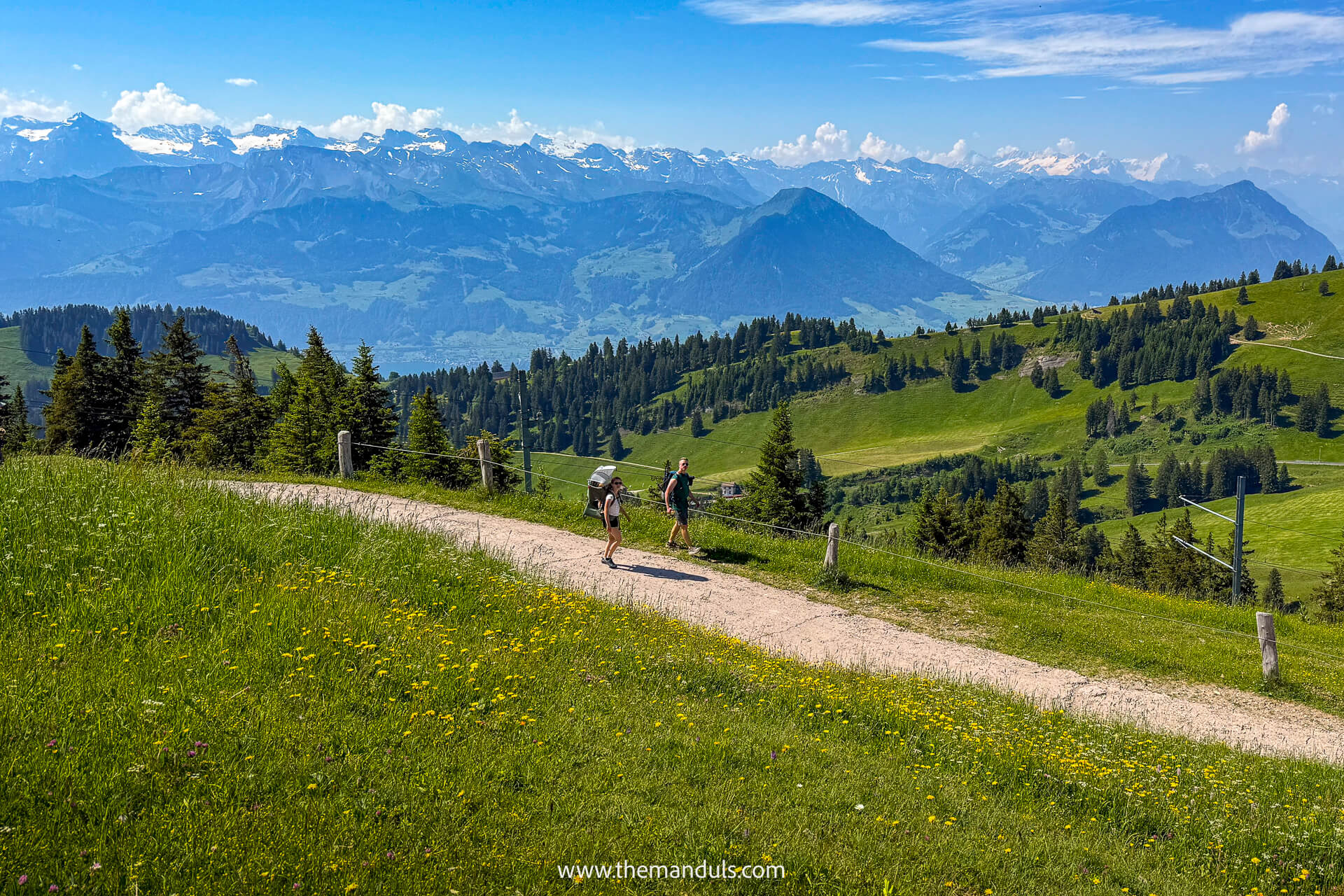 Rigi Kulm to Rigi Staffel trail