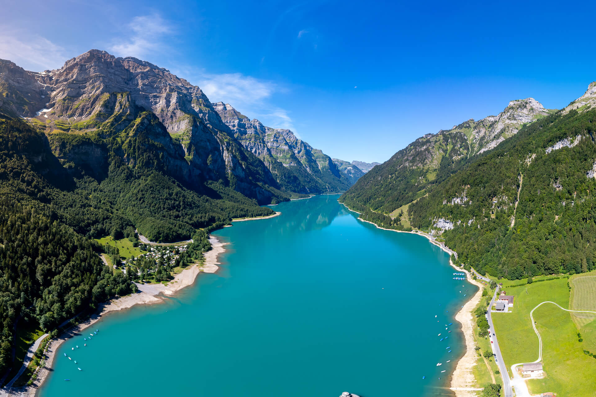 Klontalersee Switzerland